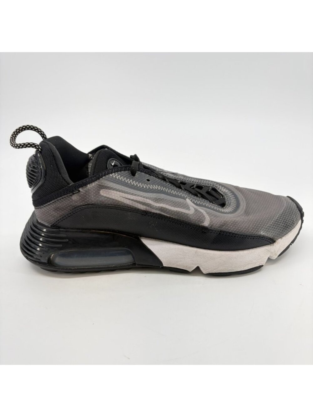 Nike Air Max 2090 Womens Size 10 Gray Black Athletic Running Shoes Sneakers